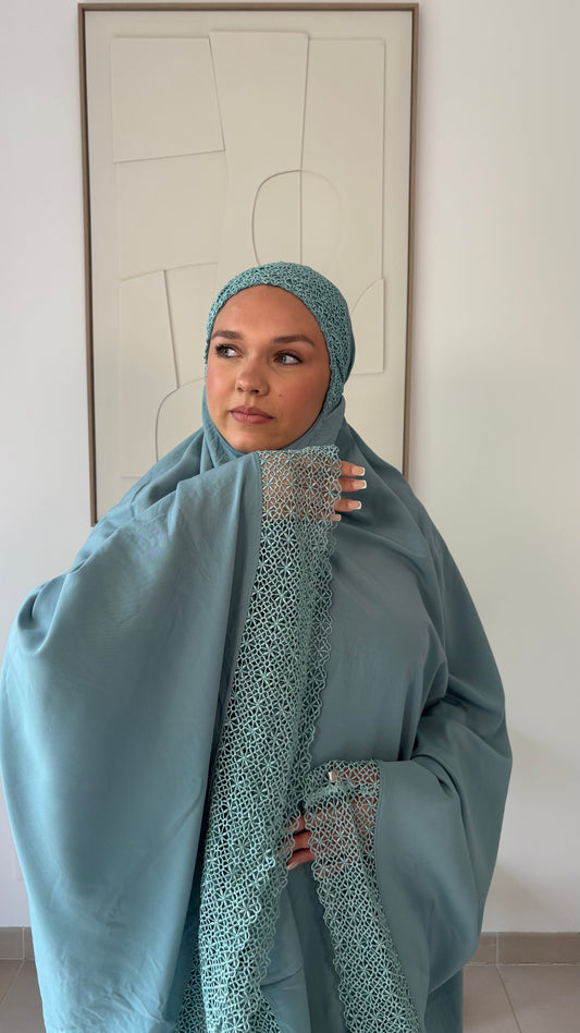 Ensemble de Prière Malaisien TURQUOISE - LIBAS