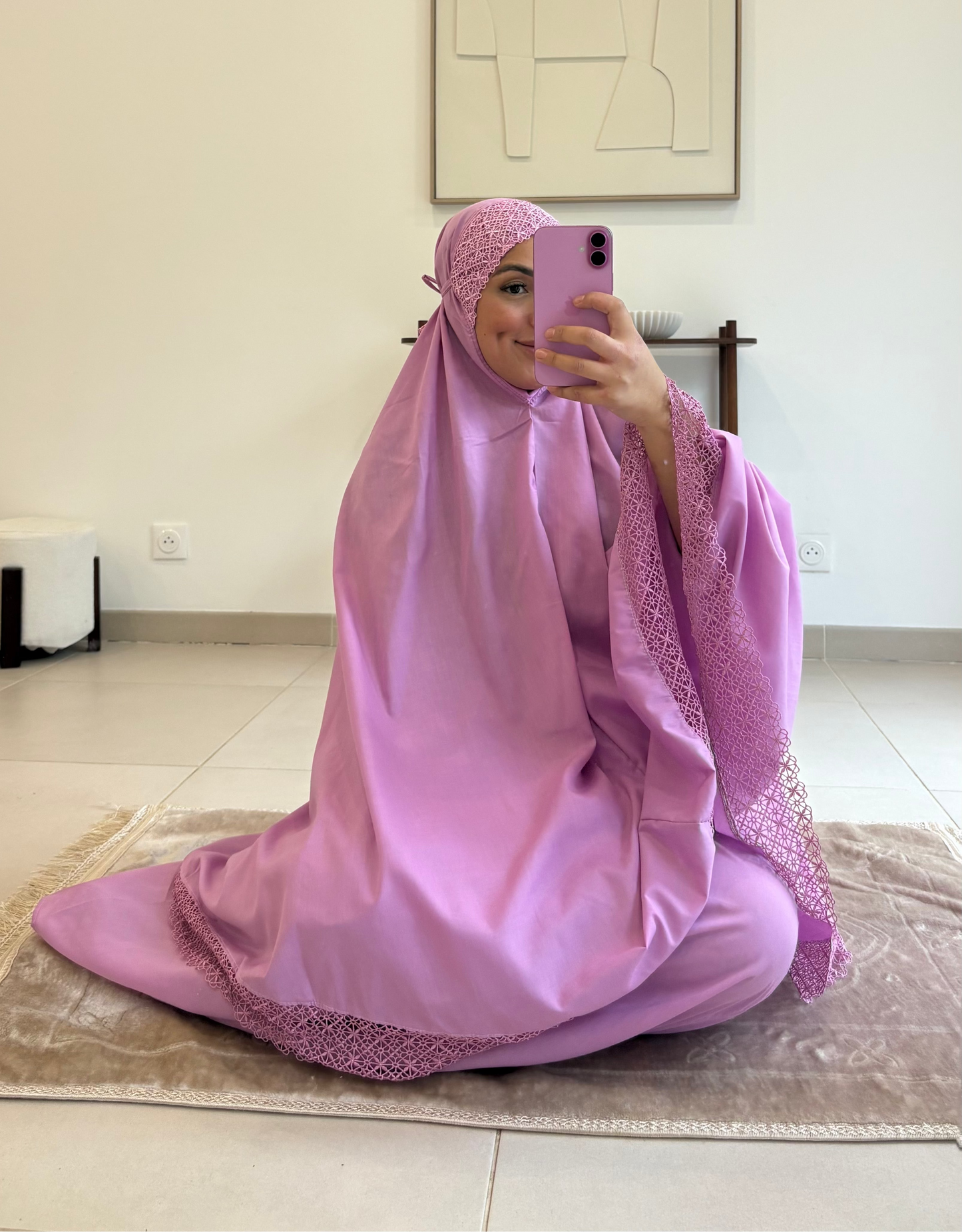 Ensemble de Prière Malaisien Lilas - LIBAS