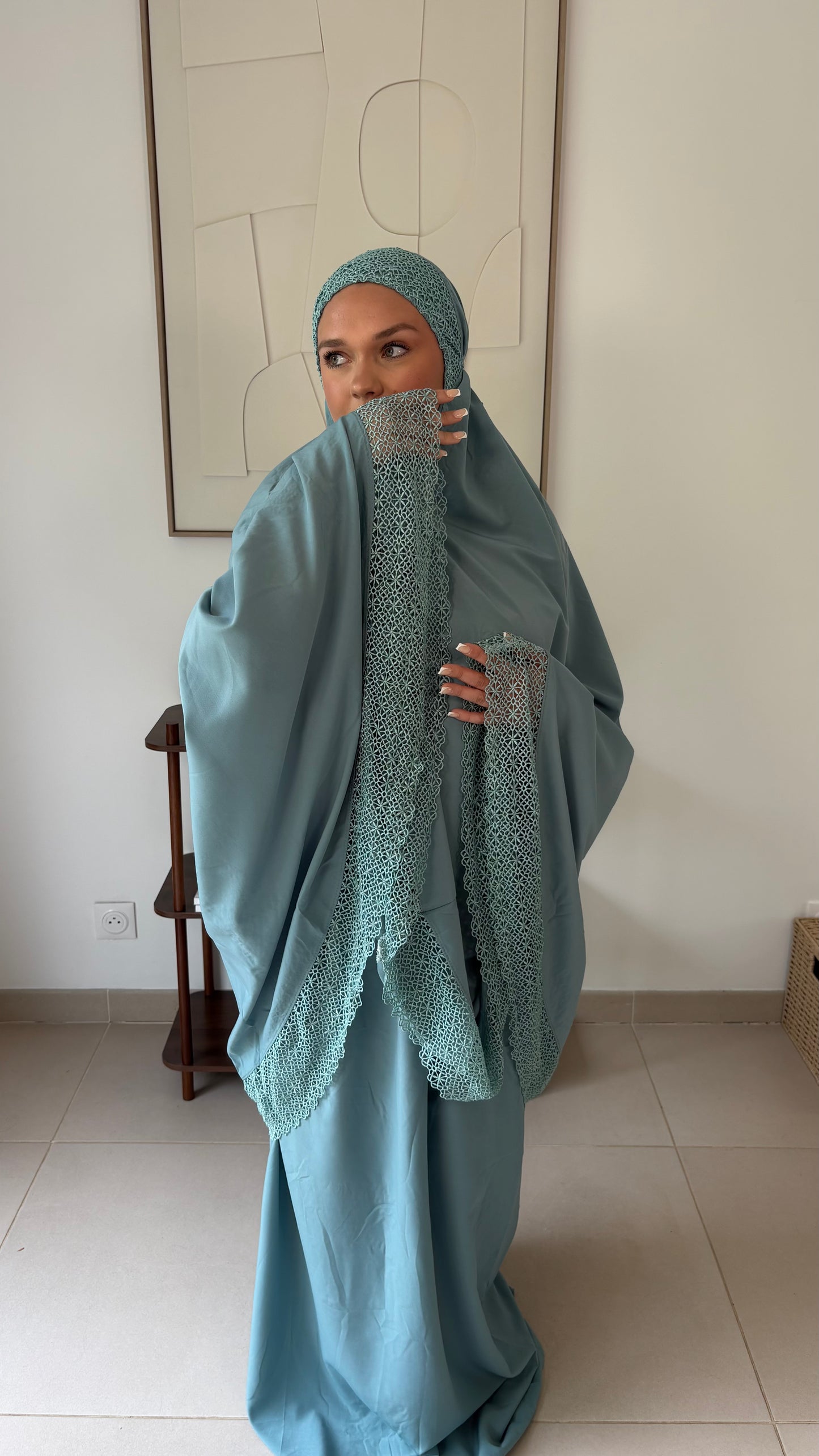 Ensemble de Prière Malaisien TURQUOISE - LIBAS