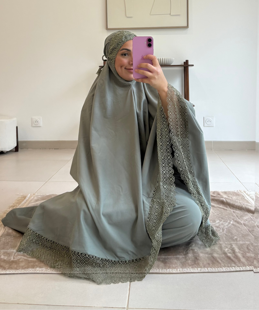 Ensemble de Prière Malaisien Olive - LIBAS