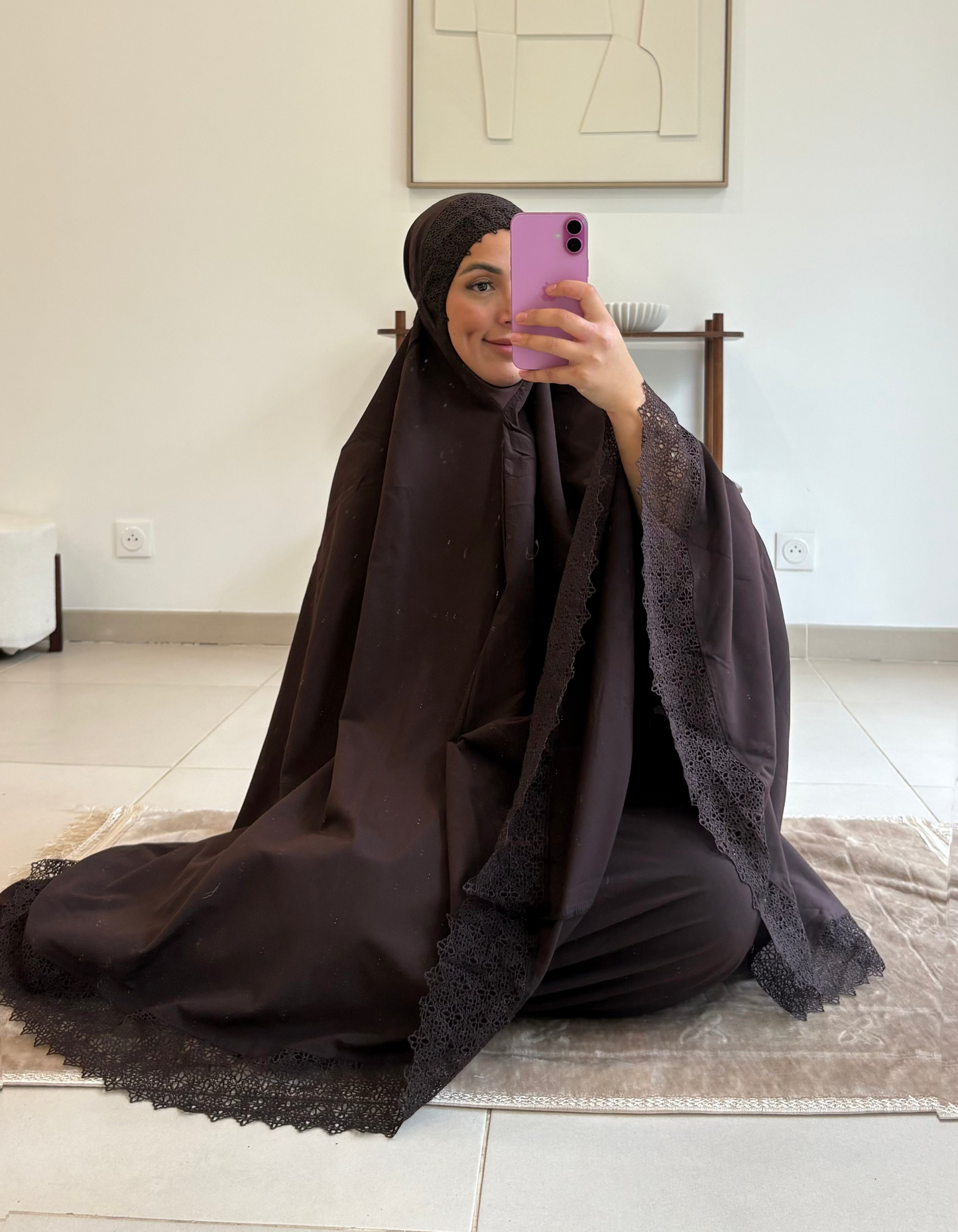 Ensemble de Prière Malaisien Chocolat - LIBAS